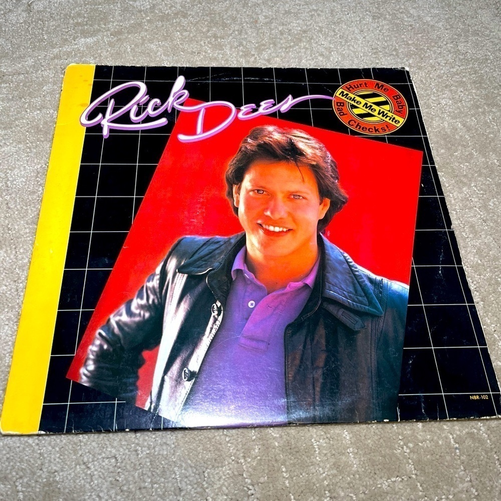 Rick Dee’s hurt me, baby vintage vinyl record from 1983